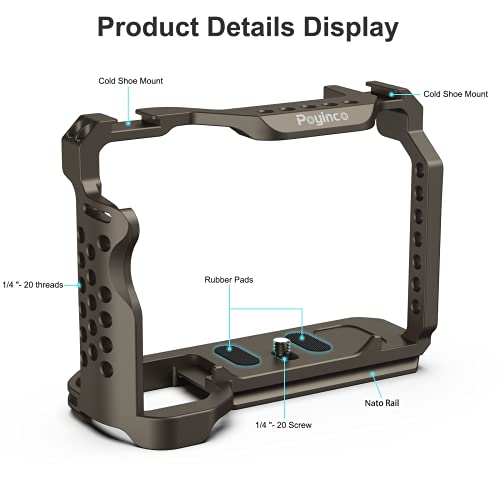 Camera Cage Only for Sony Alpha 7S III / A7S III / A7SIII / A7S3 Camera