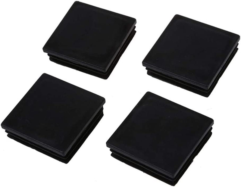 [Australia - AusPower] - 100 Pack 1 Inch Square Plastic Plug, tubing end Cap, Durable Chair Glide?it fits 1" Outside Diameter Square tubing? 