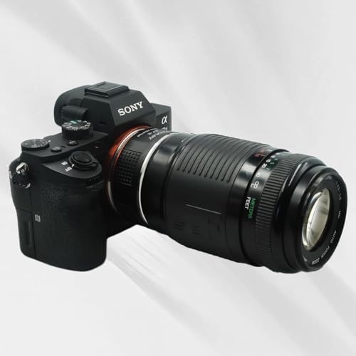 PHOLSY Lens Mount Adapter Manual Focus: Compatible with Canon EF (EF-S) Lens to Sony E (NEX) Camera Body Canon EF to Sony E