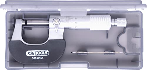 KS Tools 300.0555 Micrometer, 0-25mm 0-25mm
