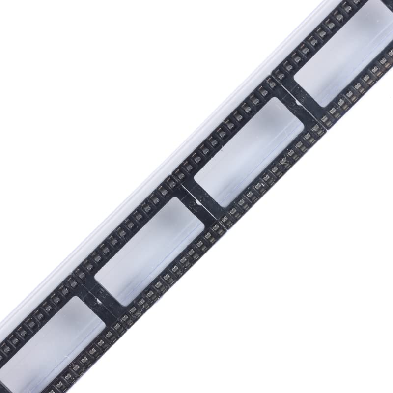 [Australia - AusPower] - 8Pcs IC Socket Wide 24P DIP IC Chip Socket Adaptor 2.54mm Pitch Dual Row 24 Flat Pin Wide 24P Wide 