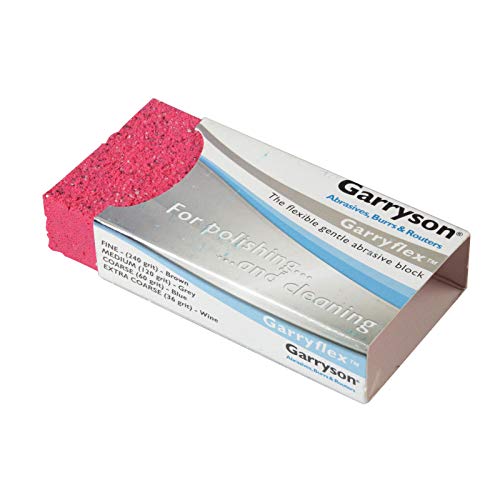 GB240 Garryflex Abrasive Block - Fine 240grit, Brown