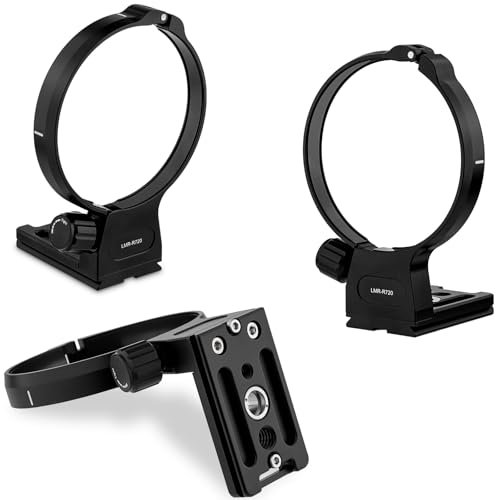 Haoge LMR-R720 Lens Collar Tripod Mount Ring for Canon RF 70-200mm F2.8 L is USM Lens RF70200 Stand Base Canon RF-Mount Built-in Arca Type Quick Release Plate