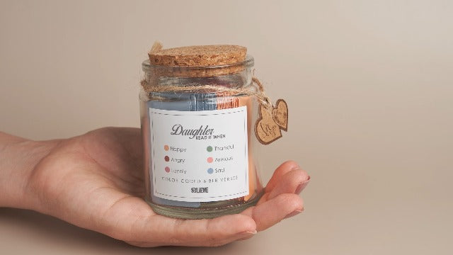 BLIEVE Read Me When Bible Verse Jar For Women Women-Pink