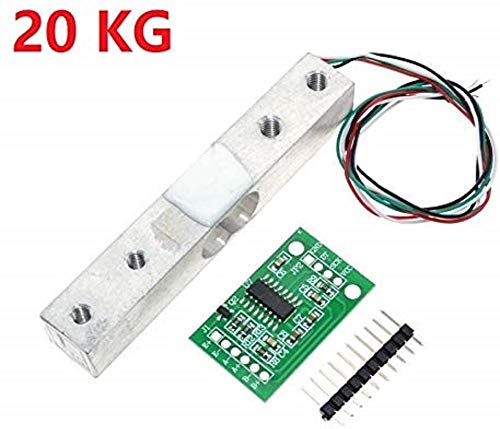 [Australia - AusPower] - Bolsen Digital Load Cell Weight Sensor 1KG/5kg/10kg/20kg Portable Electronic Kitchen Scale + HX711 Weighing Sensors Ad Module for (20kg) 