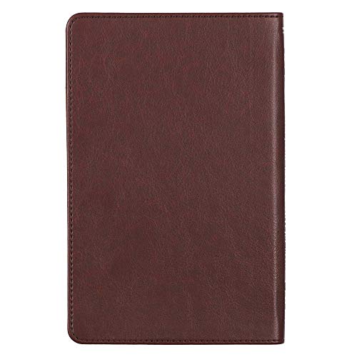 Wisdom From The Word For Men Devotional, Brown Vegan Leather