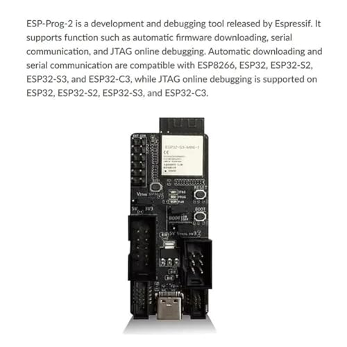 ESP-Prog-2 program downloader, ESP-Prog-2 debugger, serial communication, JTAG in-circuit debugging downloader