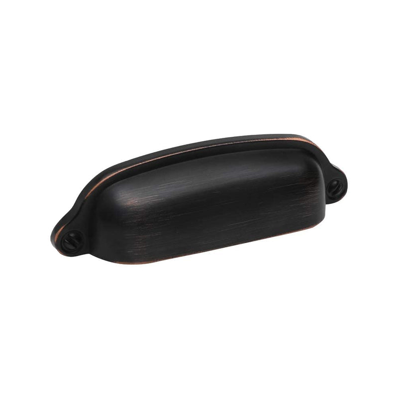 HARPOON Cup Handle Pulls Kitchen Drawer Cabinet Hardware European Style 3 Inch 10 Pack Oil-Rubbed Bronze Oil Rubbed Bronze