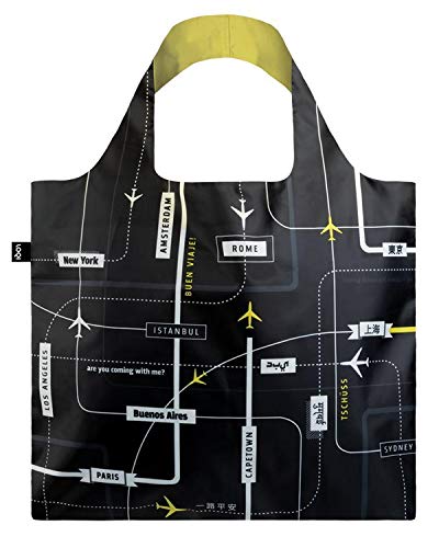 LOQI unisex-adult Airport (Set of 3) Arrivals, Departures, Icons