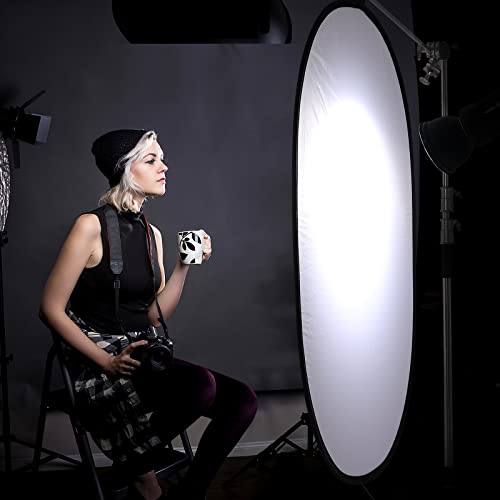 40"x60" Soft Light Diffuser Collapsible Pop Out Reflector Panel Lighting Diffusion for Studio and Outdoor Photography Video Shooting with Carrying Bag(100x150cm) 40 x 60 inches