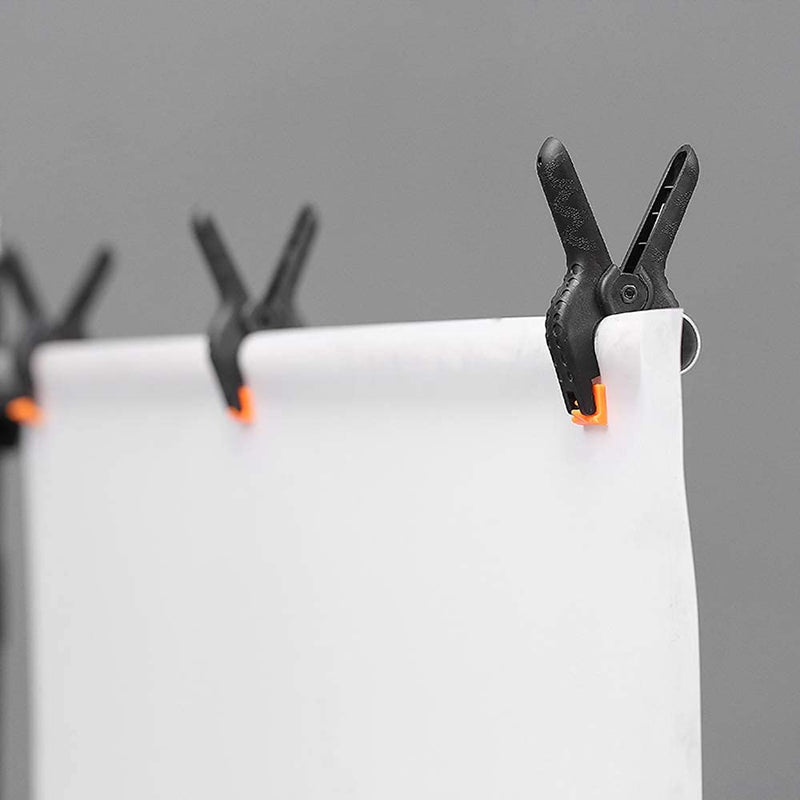 [Australia - AusPower] - WAENLIR 6 Piece 6.5 inch Nylon Spring Clamp Set Plastics Clips for backdrop, Wood Working, Photography, Craft, Art DIY 6.5 inch 6P 