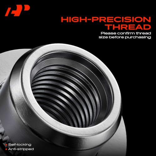 A-Premium M12-1.5 wheel lug nuts, 5-piece set, compatible with Toyota and Lexus vehicles