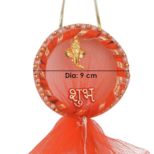 SATVIK Shubh Labh Toran - Door Hanging for Mandir Pooja Room Home Diwali Decoration - Diwali Gifts