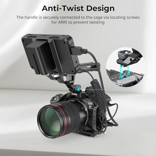 SMALLRIG Top Handle with Record Start/Stop Remote Trigger for ARRI 3/8”-16 3/8” Top Handle with Remote Trigger
