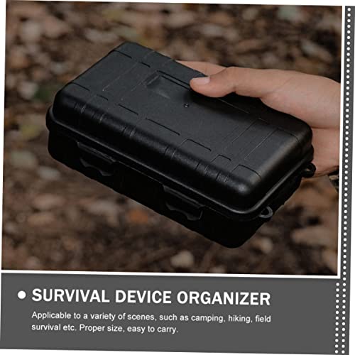 YARNOW waterproof hard survival storage box, shockproof outdoor tool organizer for camping and hiking