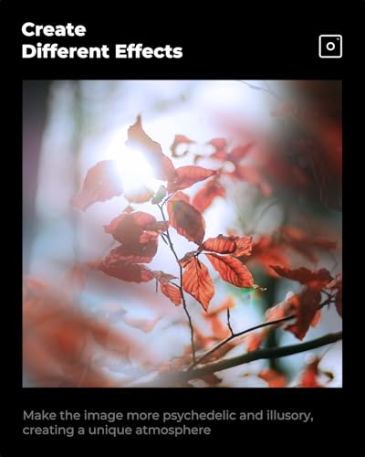 K&F CONCEPT 58mm Center Field Split Diopter Effect Filter Keeps The Focus