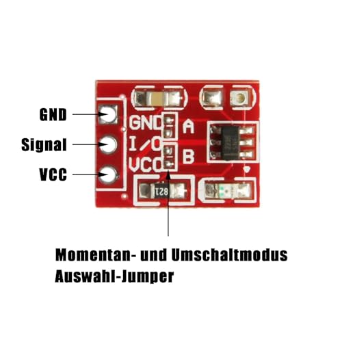 TTP223 Touch Sensor Module Capacitive Touch Switch Pack of 60 | 1 channel touch module for Arduino ESP32 DIY electronics and own projects