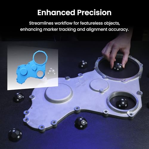Revopoint 6 Pcs Magnetic Dome Marker Kit for 3D Scanning Accuracy
