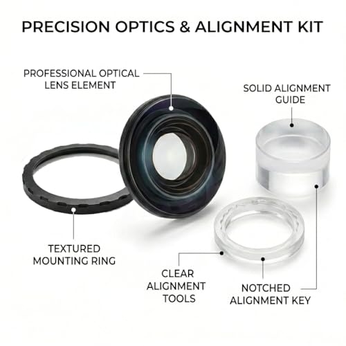 Morus 100% Camera Lens Replacement for DJI Avata 360 Drone, HD Clear Imaging Repair Lens with Disassembly Tool Kit, Perfect for Damaged Lens Replacement (2pics) 2pics