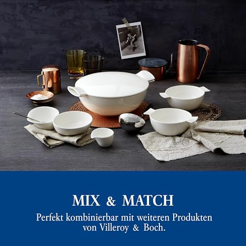 Villeroy & Boch Soup Passion Asia Spoon Set, Porcelain, White, 5.75 in Traditional