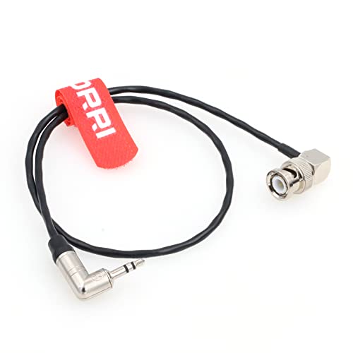 3.5mm TRS Jack Tentacle Sync to BNC Timecode Cable for Canon EOS C300/C500,Sony PDW-700/PMW-EX3/PMW-200/FX6 FX9,ARRI Amira