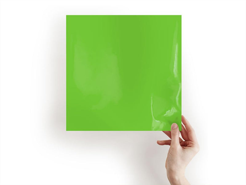 ORACAL 951 Series Premium Cast Film in Limette Green - 12" x 5ft - Gloss Finish Silicone Coated Vinyl Sheet Roll for Decals, Signs and Graphics 12in x 5ft