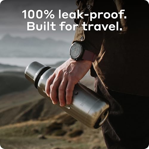 Bobber - 34 oz Vacuum Insulated Stainless Steel Water Bottle with Cup Lid - Dishwasher Safe - Keeps Drinks Hot for 48 Hours and Cold for 72 Hours - Double Walled Thermo Flask (Matte) 34 Ounces Matte