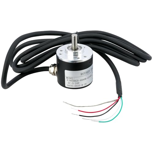 QSYZAIL 600 PPR incremental optical rotary encoder with A/B quadrature and 6 mm shaft