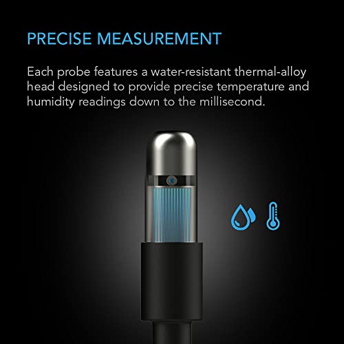 AC Infinity Controller Sensor Probe, Stainless Steel 50cm Waterproof 20 feet