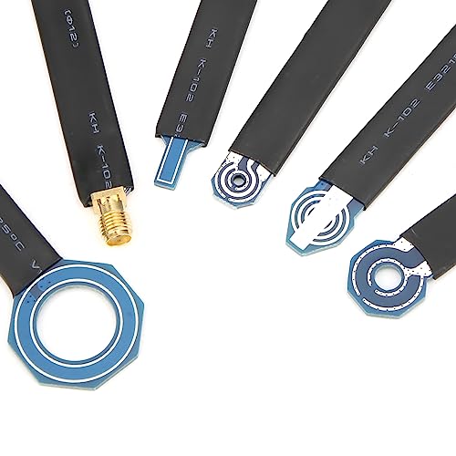 6-Piece PCB Near Field Magnetic Field Probe, EMC EMI Close Probe Kit with Storage Box, SMA Female Line Radiation Antenna Finding and Identifying Potential Sources