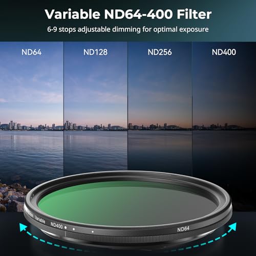 SmallRig Magnetic 67mm VND Filter ND64-ND400 (6-9 Stop) for Phone - 5169 VND ND64-ND400 (6-9 Stop)+Threaded Ring