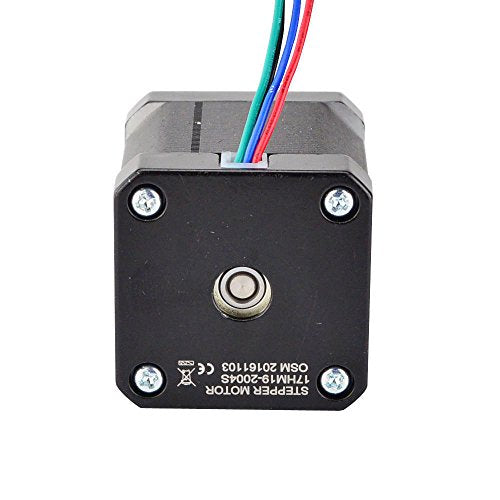 STEPPERONLINE Nema 17 Stepper Motor 0.9deg 46Ncm 2A 48mm Length 4-lead Stepping Motor for DIY CNC 3D Printer