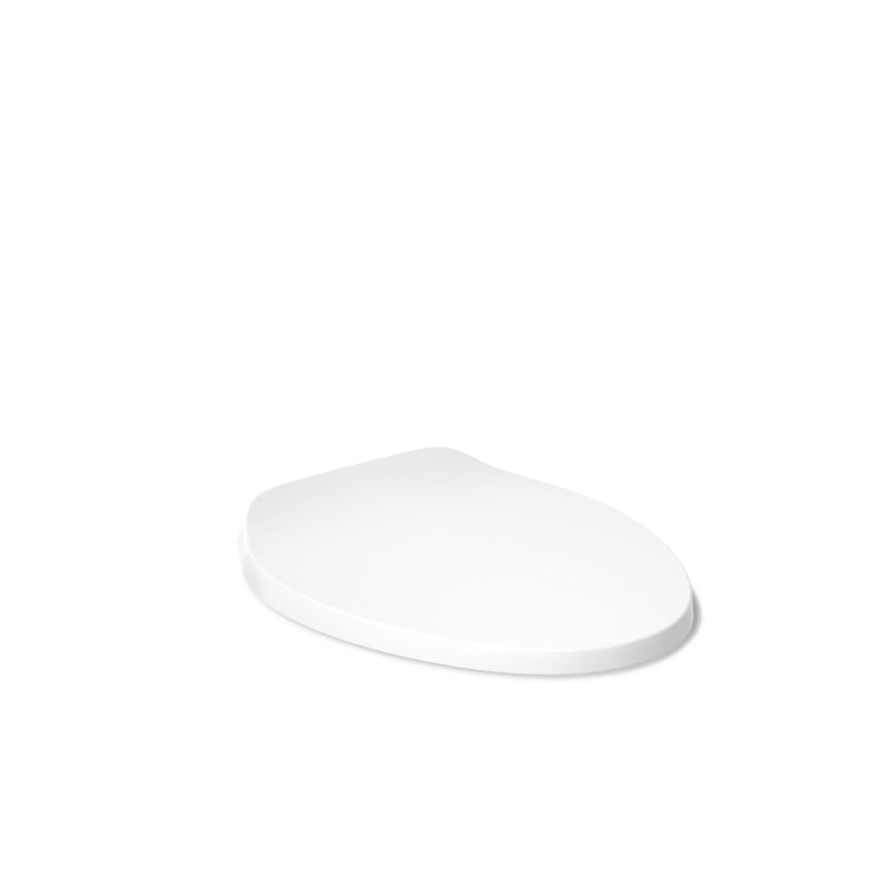 KOHLER K-28004-0 Drift ReadyLatch Quiet Close Elongated Toilet Seat, White, Grip-Tight Installation, Slam Prevention