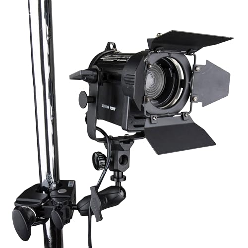 Kupo Super Knuckle 5/8" Baby Pin with Integrated Baby Receiver and 1/4"-20 Thread for Lighting and Accessory Mounting (KG026511)