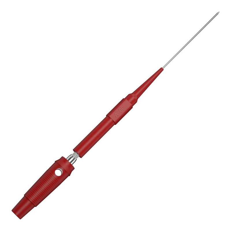 [Australia - AusPower] - 10pcs Multimeter Test Probe Back Probes, 1mm Long Test Pin Non-Destructive Insulation Piercing Needles 4mm Female Banana Plug Car Detective Tools 5colors 30009+ longer 5 colors*2 