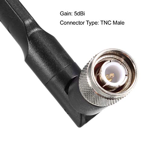 sourcing map GSM GPRS WCDMA LTE Antenna 3G 4G 5dBi 780-960/1710-2700MHz TNC/RP-TNC Connector Omni Direction Foldable Paddle Type TNC Connector TNC Plug