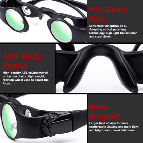 Hands Binocular Glasses, 8X Professional Binocular Glasses for Fishing, Bird Watching, Sports, Concerts, Theater, Portable Telescope Opera Glasses with 2 Polarized Lenses