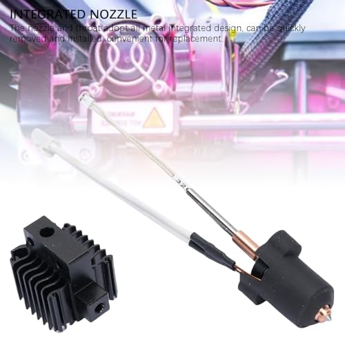 Ender 3 V3/V3 Plus Hotend Kit, 0.4mm Quick Swap Nozzle with 60W Ceramic Heater, 300°C in 75s & 600mm/s High Speed, Supports PLA/ABS/PETG/TPU/PC