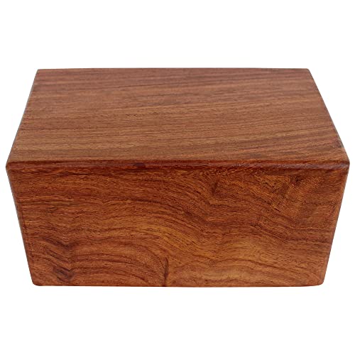 Wooden Urn Box - Cremation Urn for Human Ashes (Medium) M