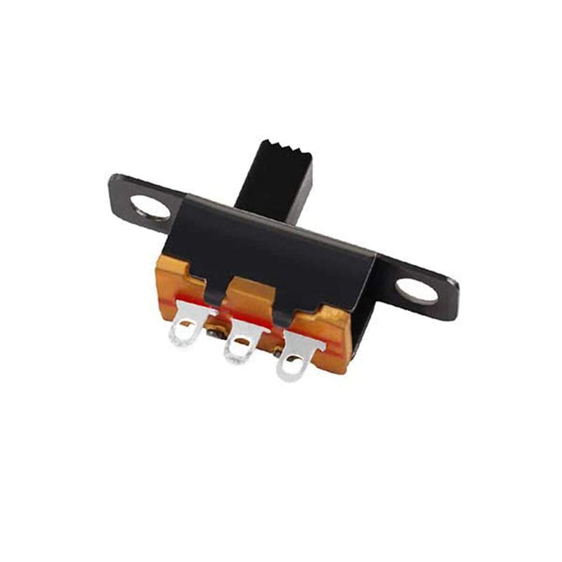 [Australia - AusPower] - 20PCS Vertical Slide Switches 1P2T SPDT 3 Pin 2 Position DC50V SS12D10 High Knob Micro Slide Switch with 20PCS Mini Panel Slide Switch ON/Off SS12F15 3Pin Latching Toggle Switch SS12D10+SS12F15 