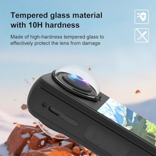 Premium Protective Lens Cover for Insta360 X4 Air, Optical Glass For Insta360 X4 Air Premium Lens Guard