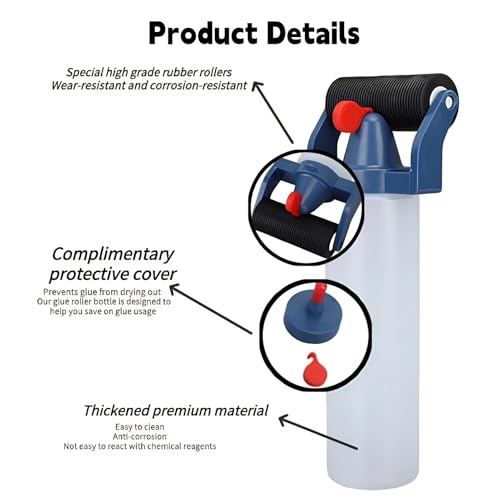 ciciglow glue roller applicator bottle for even adhesive coating on woodworking projects