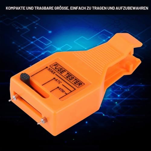 Nikou Car Fuse Tester, Multifunctional Car Blade Fuse Tester, Plastic Fuse Extractor for Removing Mini/Standard and Maxi Car Fuses