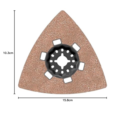 Bosch 2609256F02 Sanding Plate AVZ 90 Rt4 Grit 40 Starlock Accessories, Black Grain 40