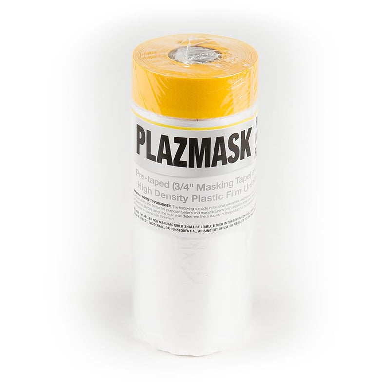 Pre-Taped Masking Film, 3-Feet X 65-Feet 1 Roll