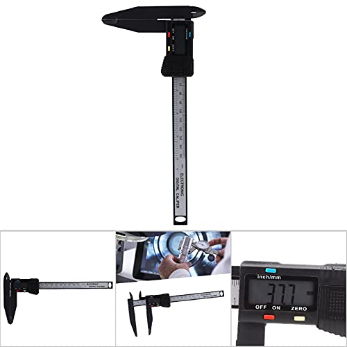 Digital Electronic Caliper Carbon Ruler with 150mm and 300mm Claw Battery 150mm Long Carbon Caliper 150 mm langer Carbon-Bremssattel