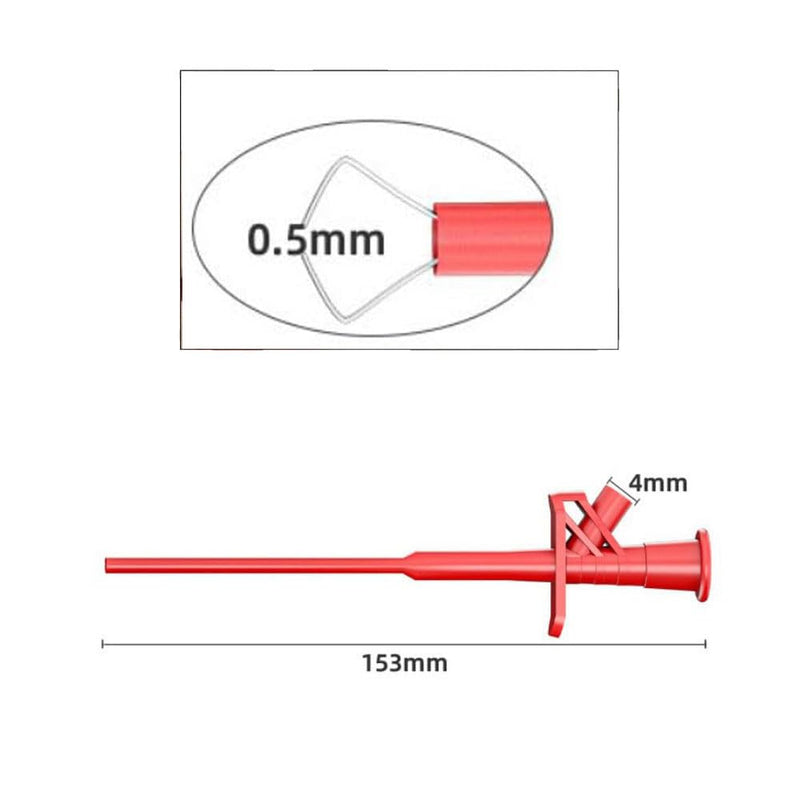 [Australia - AusPower] - Replacemen Push-on Alligator Clips for Multimeter Test Lead,2 Pcs 
