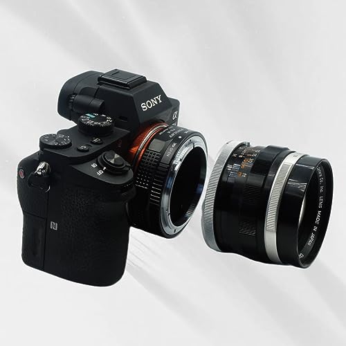 PHOLSY Lens Adapter Compatible with Canon FD FL Lens and Sony E Camera Canon FD to Sony E