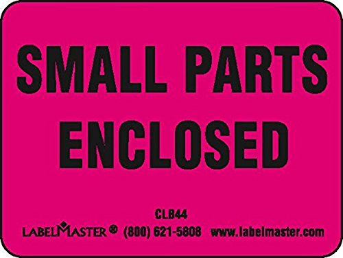 Labelmaster CLB44 Small Parts Enclosed Label, 2" x 1 1/2" (Pack of 500)