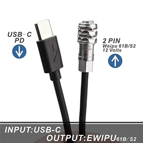 78 inch BMPCC Type-C Power Cable with Power Indicator.